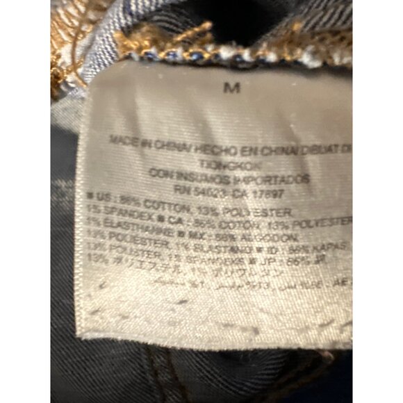 Old Navy Jean Jacket Medium Sweet Best Friend Gift Painted Design - Picture 8 of 8